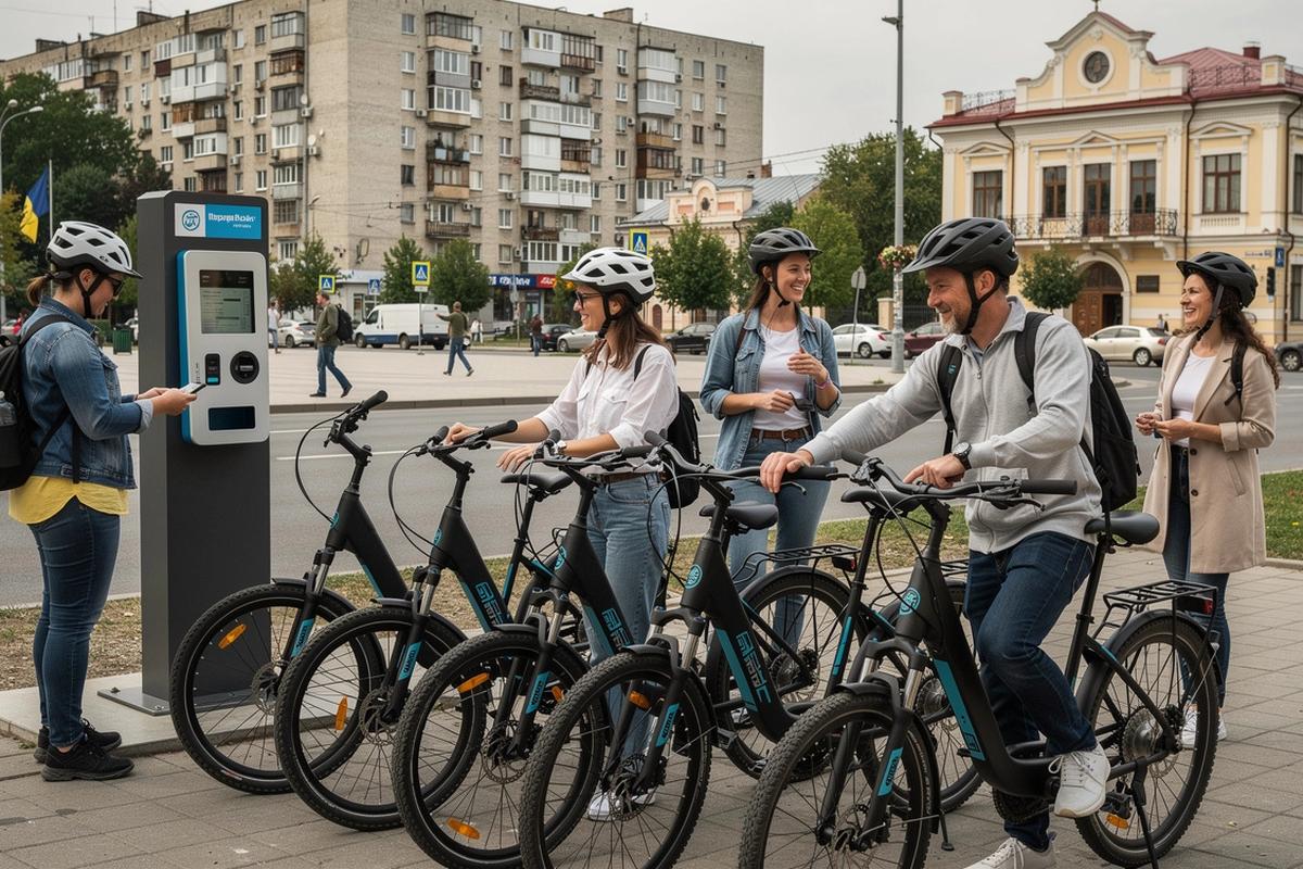 Tourist scooter and e-bike rental in Ukraine